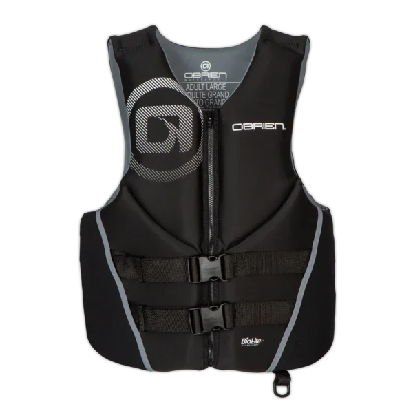 Chaleco salvavidas tradicional RS de O'Brien para hombre, color negro