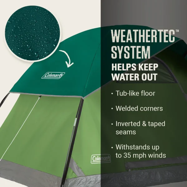 Carpa Coleman Sundome® para 3 personas