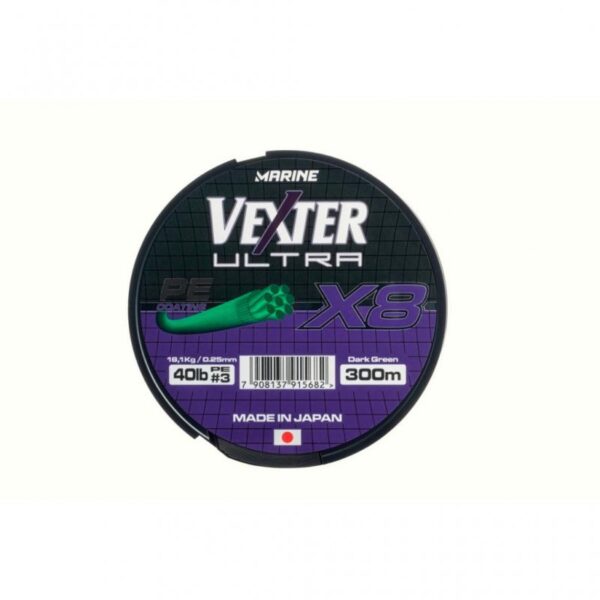 MULTIFILAMENTO VEXTER ULTRA X8 0.19 mm 25 lb / 11.3 kg 300 m