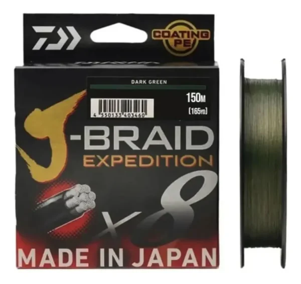 MULTIFILAMENTO J-BRAID EXP. X8, 150M