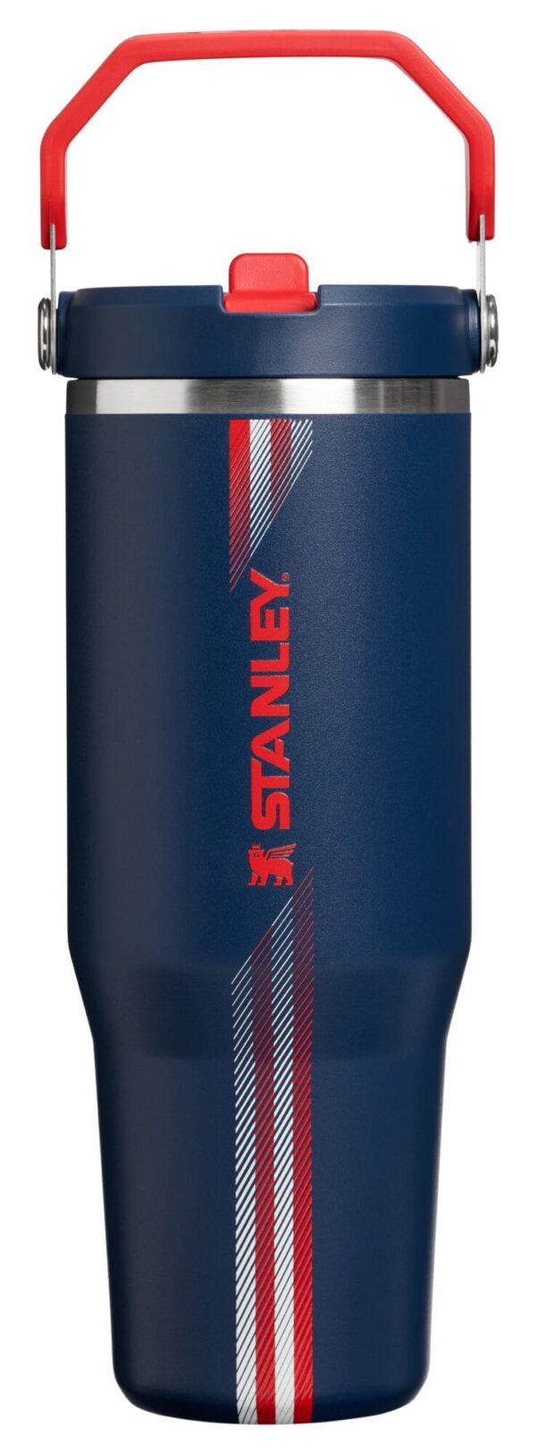Large_JPG-The-IceFlow-Flip-Straw-2.0-Tumbler-30OZ-Team-Navy-Red-Front STANLEY FLIP STRAW TUMBLER | 887 ML EDICION LIMITADA