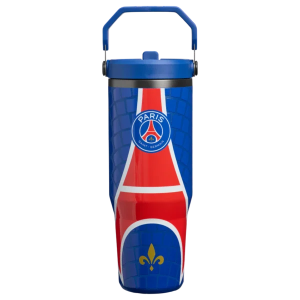 Web_PNG_Square-TheIceFlowFlipStraw2.0Tumbler30OZ-PSGNouveau-Front Stanley 1913 x Paris Saint-Germain IceFlow™ Flip Straw 2.0 Tumbler | 0.89L