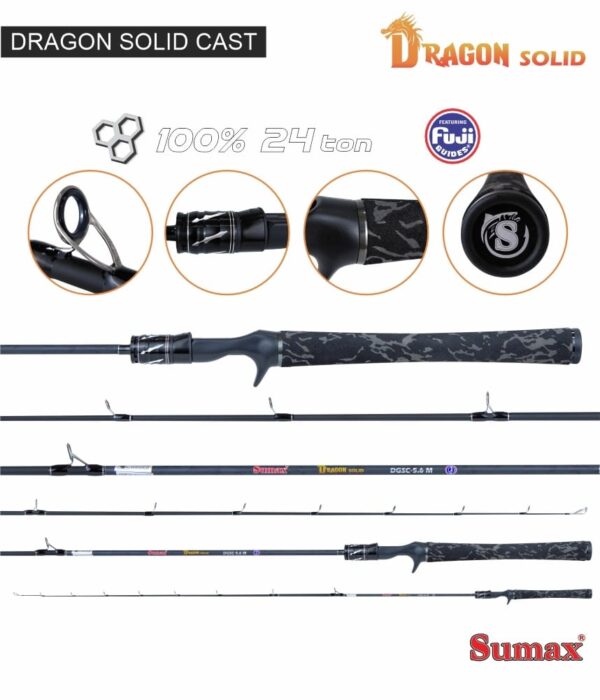 Caña Sumax Dragon Solid 1.83m, 	10 - 20 lbs