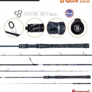 Dragon-solid-spin-1 Caña Sumax Dragon Solid frontal 1,98 m, 10 - 20 libras