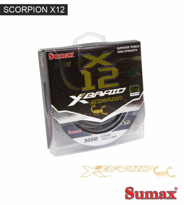 Multifilamento Sumax – Scorpion 300m-23mm-X12