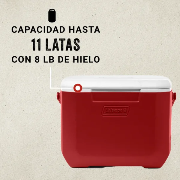 Conservadora Coleman® Chiller 16QT/15LTS, Rojo