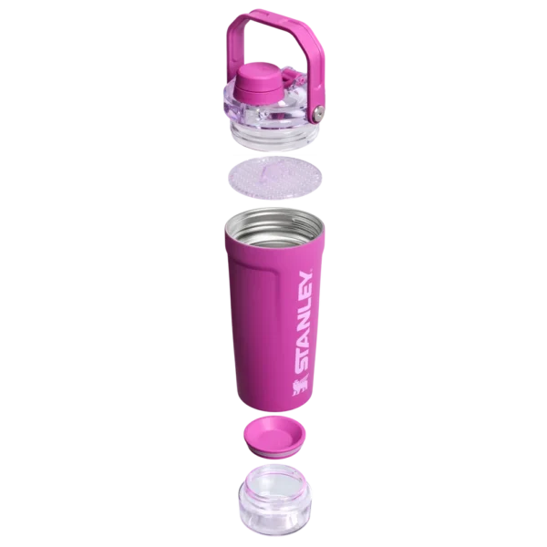 Web_PNG_Square-The_Vitalize_Shaker_20OZ_-_Dark_Blossom_-_Hero_Exploded2 Stanley Shaker Bottle | 591 ml